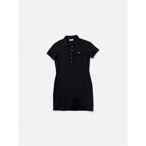 Lacoste Polo Φόρεμα Μαύρο